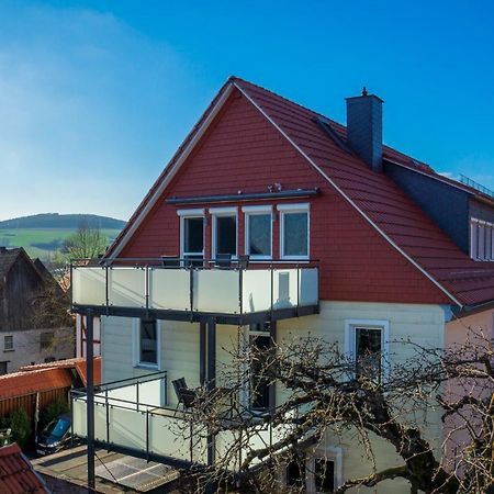 Ferienwohnung Zur Burg Trendelburg Dış mekan fotoğraf