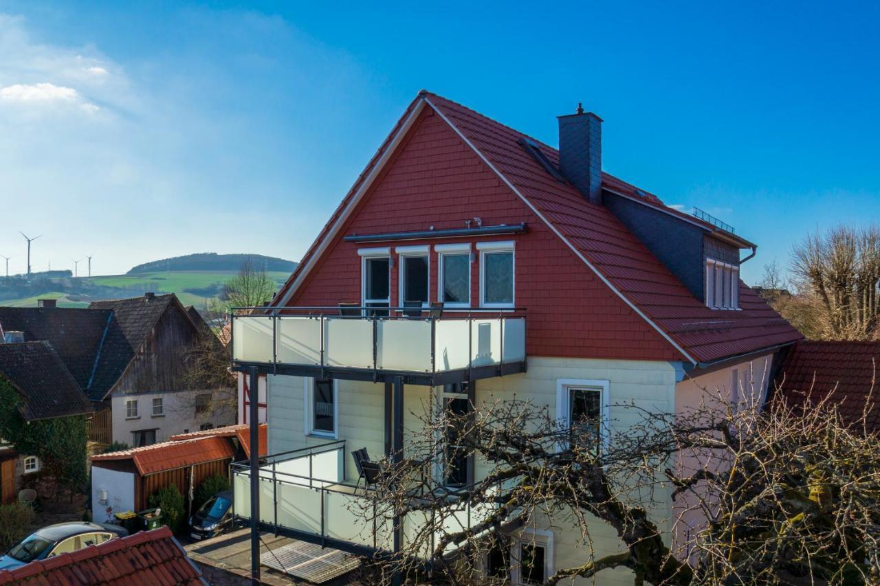 Ferienwohnung Zur Burg Trendelburg Dış mekan fotoğraf